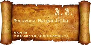 Moravecz Margaréta névjegykártya